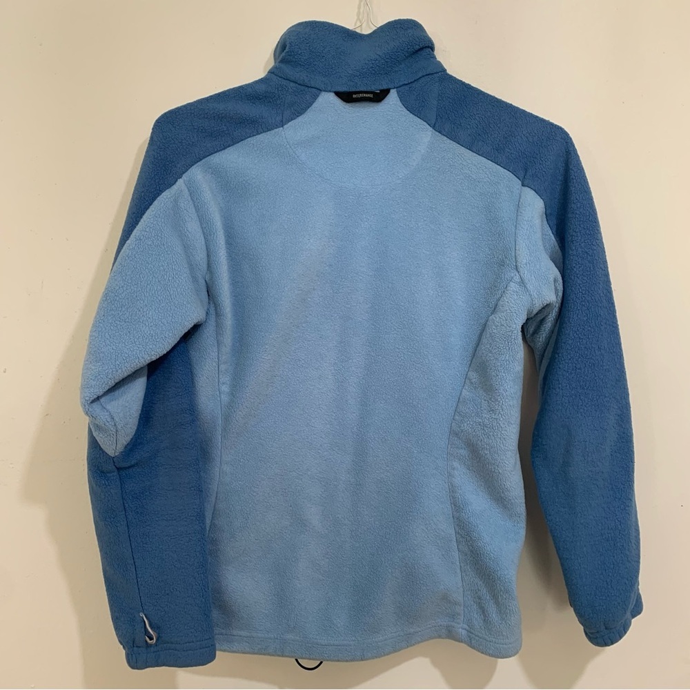 Columbia Women's 2 Tone Blue Interchange Fleece Jacket Size Small Full Zip - Picture 3 of 7